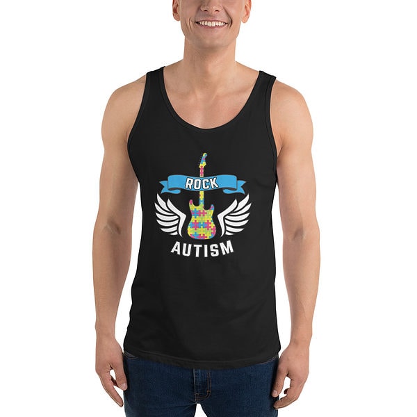 Mens Staple Tank Top Black Front 62F94D2E19A89