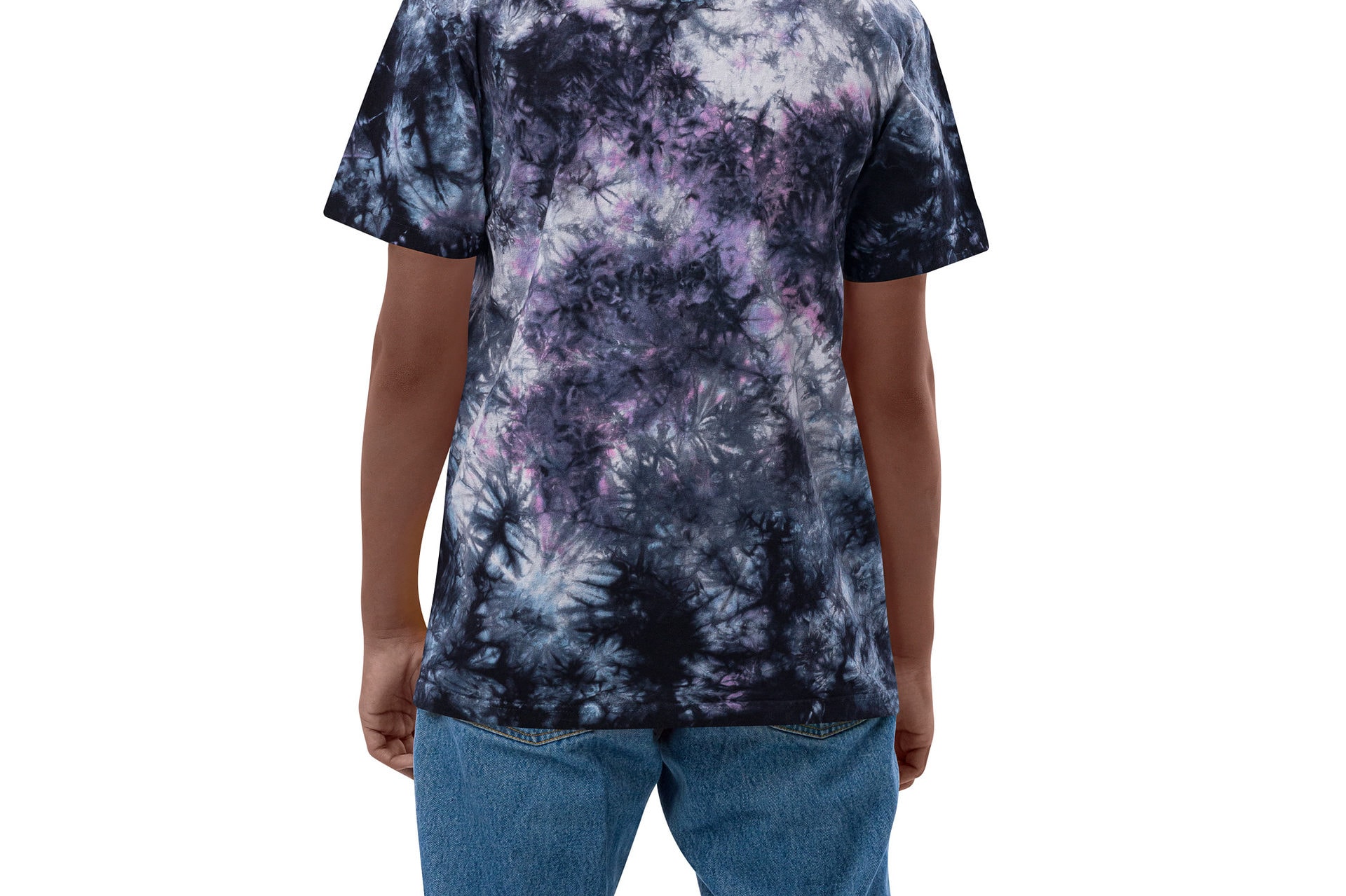Oversized Tie Dye T Shirt Milky Way Back 6302738A2487E