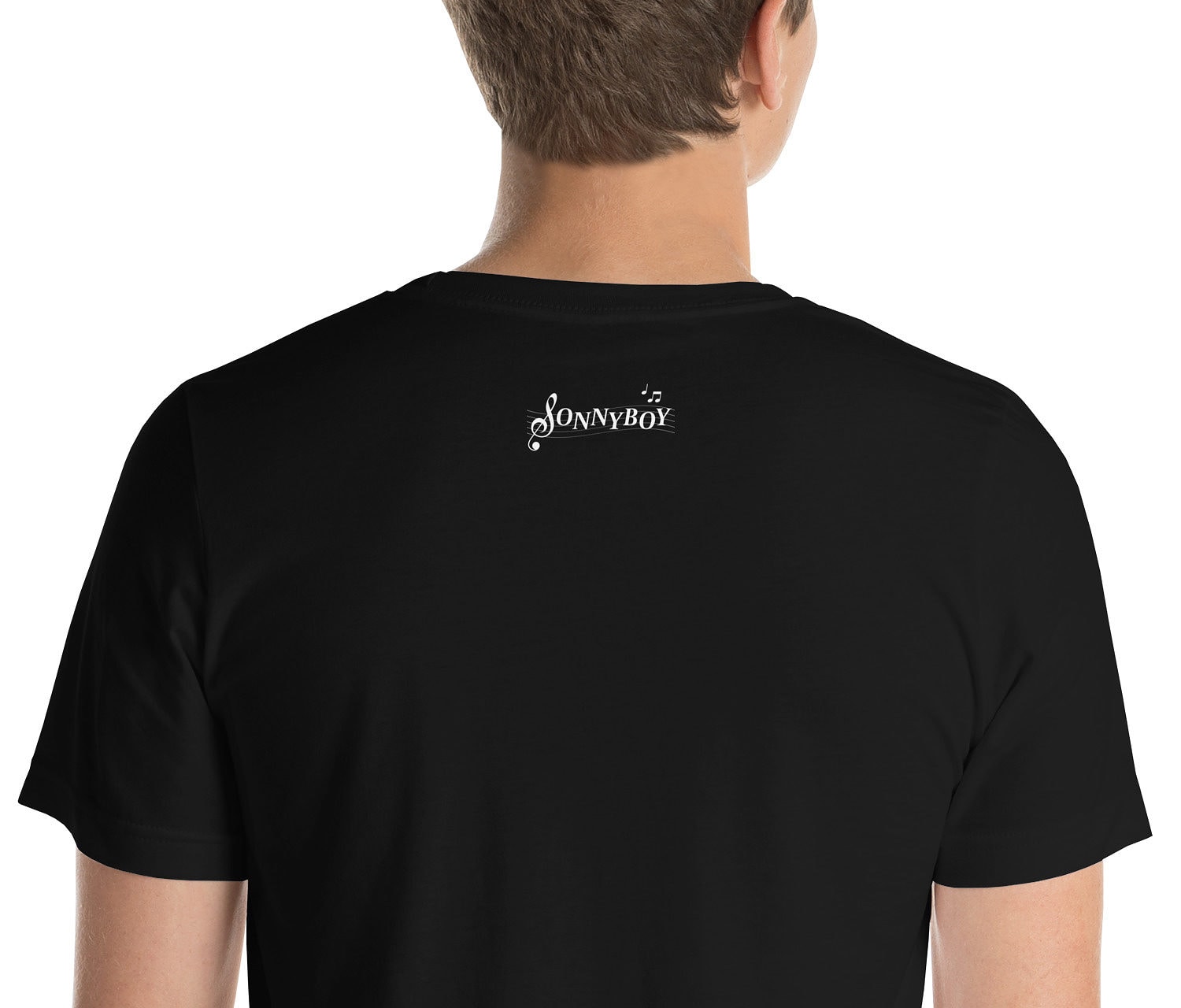Unisex Staple T Shirt Black Zoomed In 62F94934E951D