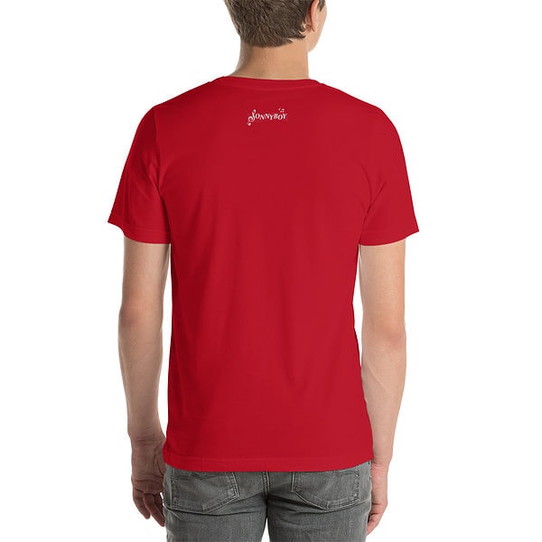 Unisex Staple T Shirt Red Back 62F94934Ea80F