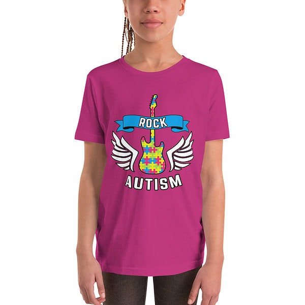 Youth Staple Tee Berry Front 62F953B02285A