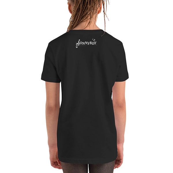 Youth Staple Tee Black Back 62F953B0221F3
