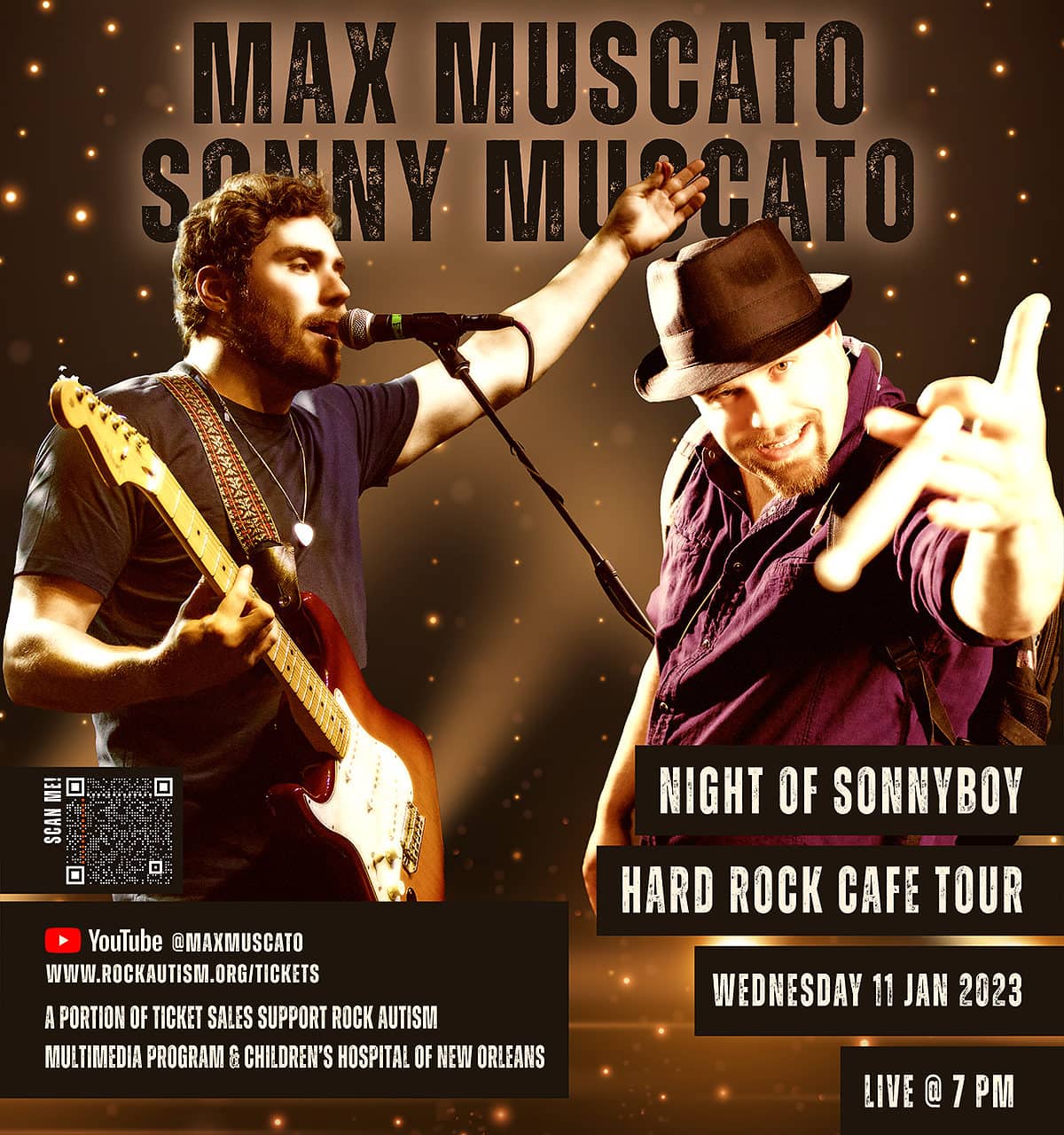 Max Muscato Performing At The Hard Rock Cafe In New Orleans